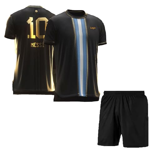 Image of Soccer Football Home Away Special Edition Football Jersey T-Shirt with Shorts (Kid's, Boy'&Men)