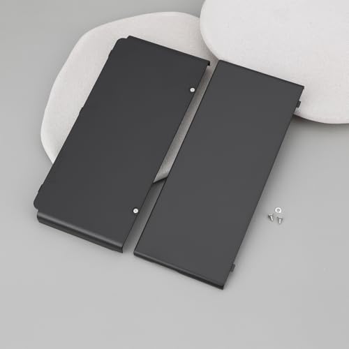 Image of Front Back Faceplate Plates Upper Battery Housing Shell Cover Compatible with Nintendo New 3DS 2015 Version, Black