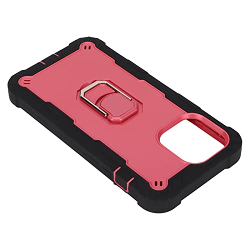 Rankomu Armor skydd med stativ för iPhone 13 Pro Max - Svart/Rosa