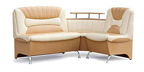 Rodnik Eckbank Arabika Essecke Sitzbank Beige Kunstleder inkl. Ablage und...