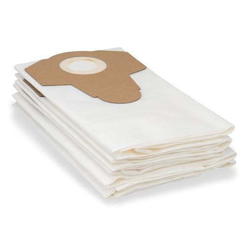 5 bolsas de aspiradora/bolsa para el polvo Parkside Lidl mojado aspiradora en seco pnts 1250, 1300, 1400, 1500 A1, B1, B2, B3, C1, C3, D1, E2, todos los modelos