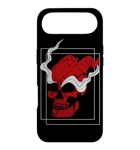 Damon Art Face Skull Devil oni ���h ���w �X�}�z�P�[�X iPhone Air �p