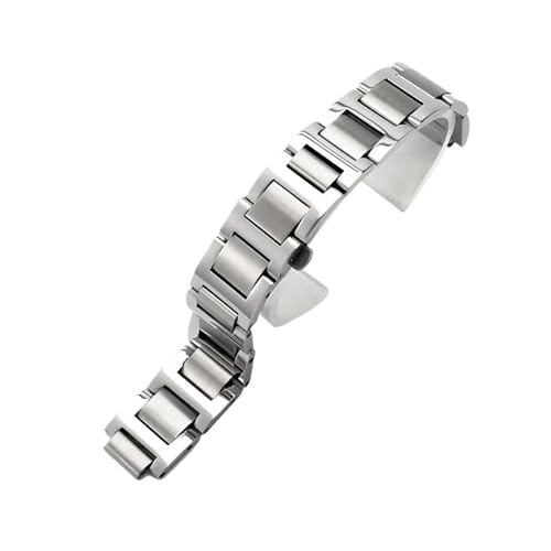 Bracelet en acier inoxydable massif pour montre Cartier Ballon Bleu