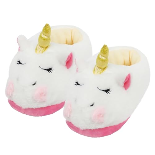 Image of Women Animal Slippers Cute Plush House Shoes Warm Novelty Cartoon | Slippers Gifts for Birthday Christmas