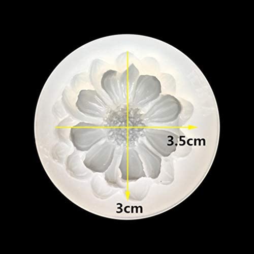 HEALLILY 3 Pezzi Stampi in Resina Fiore Stampi per...