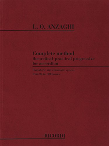Luigi Anzaghi: Complete Method For Accordion (Accordion / Instrumental Tutor)