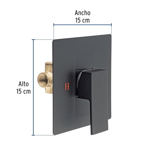 Monomando para regadera con desviador 20 Imagen adicional