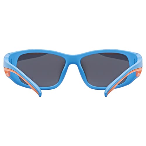 uvex sportstyle 514 - Sportbrille für Kinder - starker Schutz vor Sonnenstrahlung - unzerbrechlicher Flex-Rahmen - blue matt/mirror blue - one size