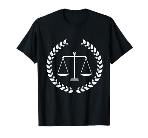 Law Student Lawyer Justice Scale Gift - Camiseta para hombre y mujer Camiseta