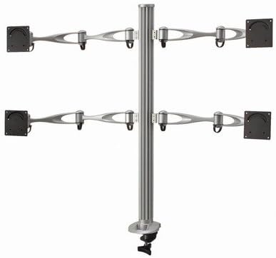 Cotytech Quad Monitor Desk Mount Full Swing with Clamp Base (DM-41A2-C)