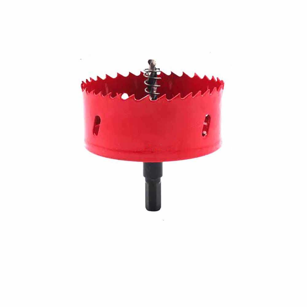 16-75mm M42 Bi-Metal Wood HSS Hole Saws Bit Set para carpintería Madera Plásticos Cortador Acero Hierro Broca Herramienta Accesorios, 6pcs