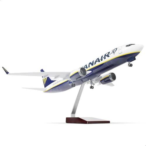 Modèle d'avion Ryanair 1/85 métal moulé sous pression avec support déco bureau adulte