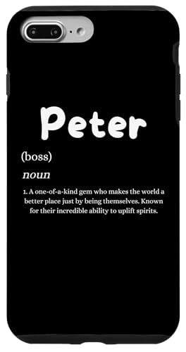 Peter Definition Personalized Name Custom Costume For Peters �X�}�z�P�[�X iPhone 7 Plus/8 Plus �p