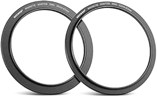 NEEWER Magnetic Step Up Filter Ring Adapter Kit: 58mm-67mm, 62mm-72mm Lens Filter Adapters, Compatible with K&F NEEWER Magnetic 67mm Filters to be Used with 62mm/58mm Camera Lens