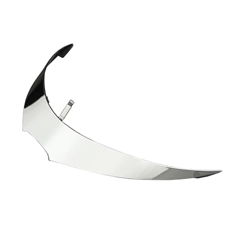Z8 Motorcycle Helmet Spoiler Replacement,Helmet Rear Spoiler for Shoei X-15/RF-1400/Z8/NXR 2, Helmet Small Tail Spoiler (Silver)