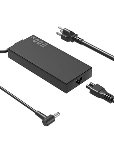 200W AC Charger for ASUS TUF Dash F15 FX517 FX516 TUF F15 A15 F17 A17 FX507 FA507 FX707 FA707 FA506 FX506 FA706 ROG Strix G15 G17 G513 G713 Hero G731 Zephyrus G15 GA503 Zenbook UX7602 UX6404 Laptop