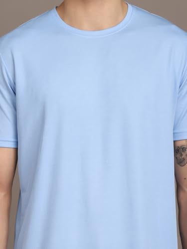 Image of INKKR Men's Solid Regular Fit T-Shirt