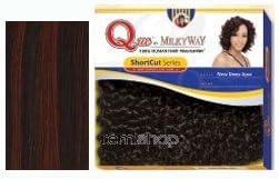 MilkyWay Que WATER DEEP 3PCS Human Hair MasterMix Weave Extension #1B/33