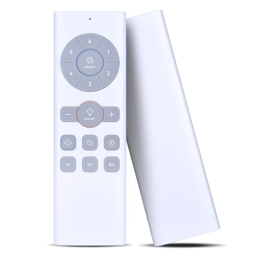 FQOUG Replacement Remote Control for Dreo Smart Ceiling Fan with Lights Compatible Models DR-HCF005S DR-HCF004S DR-HCF003S DR-HCF001 CLF521S CLF521 CLF513 Support 6 Speeds 3 Fan Mode Dimmable etc