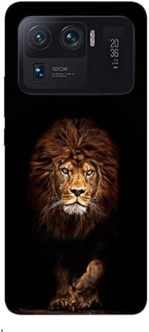 Pg SHOPPING HUB Designer Colorful Printed Mobile Hard Back Case & Cover for Xiaomi Mi 11 Ultra (Lion, King Lion, Sher, Black Love)
