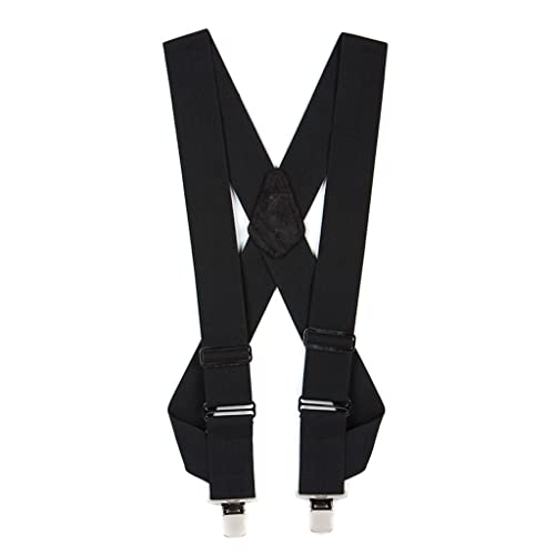 Suspender Store Side-Clip Trucker Suspenders - 2-Inch Wide Elastic - Gator Clip - 42