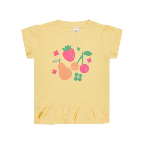 Image of Cudlie 5-Pack Toddler /Baby Girl Short Sleeve Tops - Premium Quality Shirt Tops for Lightweight Comfort and Style.