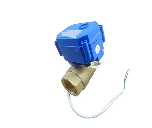 Válvula de bola motorizada DN25 de 2 vías con alimentación de 24V 4