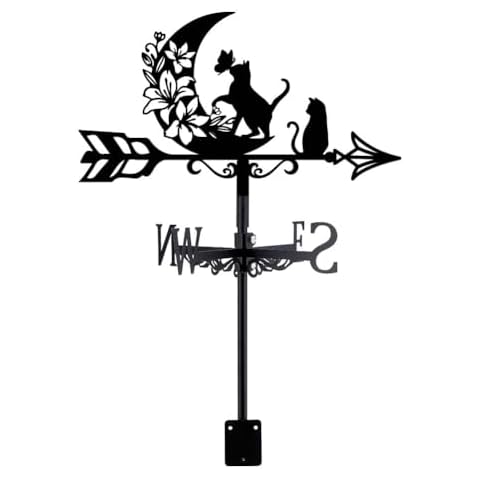 Girouette Jardin Chat et Lune SUPERDANT Cover