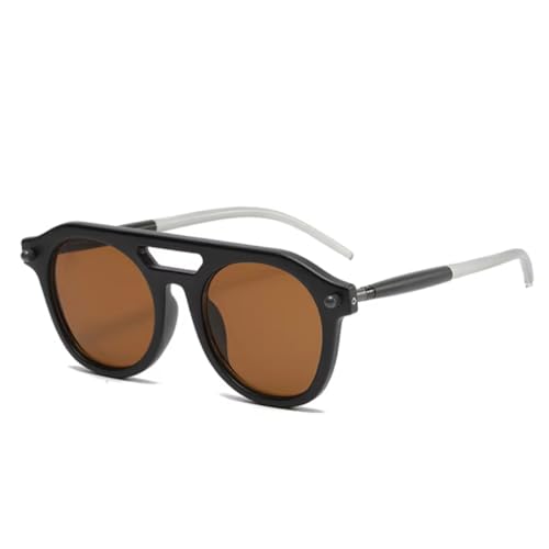 Lunettes de soleil rétro double pont pour hommes et femmes avec verres dégradés UV400