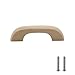 Tsnamay 2Pcs Unfinished Wood Drawer Knobs Pulls Handles,Unpainted Paintable Wooden Handles Cupboard Closet Drawer Handle Pull,Length 3.66