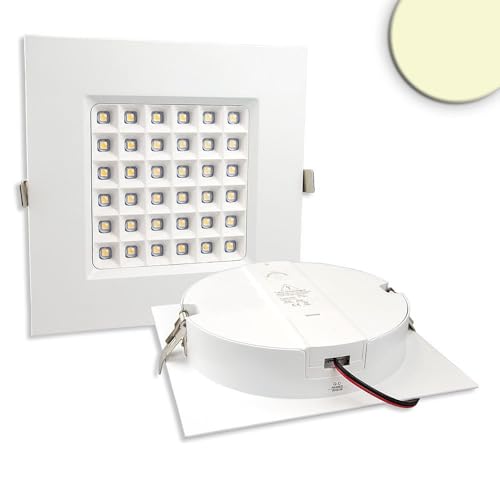 Einbau LED-Panel Prism 18W, UGR19, warmweiß, dimmbar, 3000K, A+, CRI:86, 1950lm