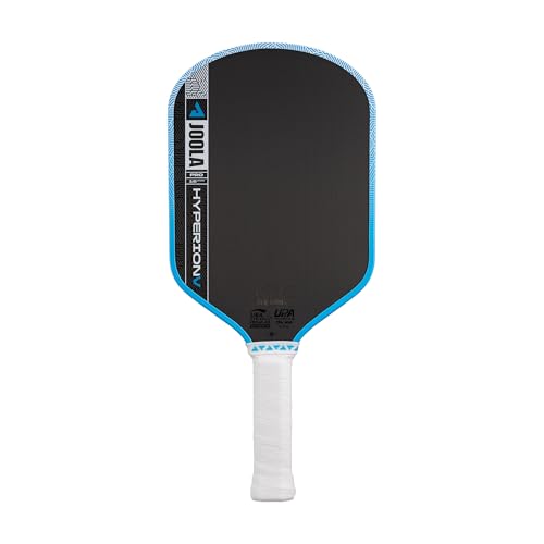 Image of JOOLA Pro V Pickleball Paddle - 14mm /16mm - Raw Carbon Fiber Textured Surface - Enhanced Frame & Propulsion Core, USAPA & UPA-A Certified, NFC Chip Enabled, Premium Control & Lightweight Performance
