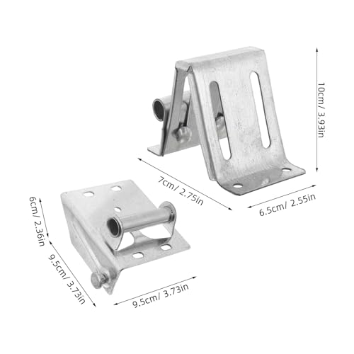 Bisagras para puertas de garaje EXCEART que eliminan ruidos en metal exterior 5