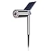 Produktbild LED Solar Landschaftsstrahler im Freien, IP67 wasserdichte drahtlose solarbetriebene Landschaftswandleuchte für Garten, Garten, Auffahrt, Veranda, Gehweg, Pool, Terrasse