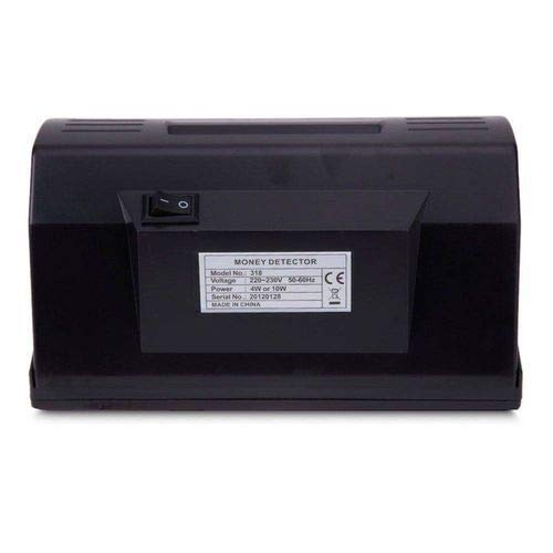 Detector Dinheiro Nota Falsa Luz Negra UV Identifica Cedula Fraude
