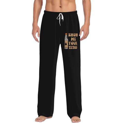 Show Me Your Tito Pajama Pants Lounge Pants For Mens Comfy Sleep Pants Lightweight Pjs Bottoms Wide Leg Sleepwear