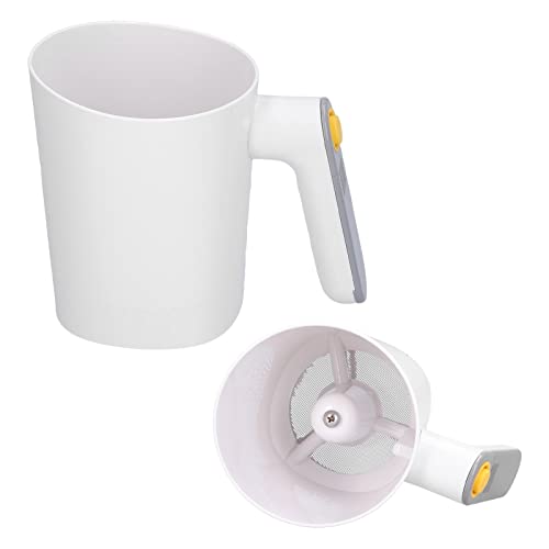 Xolsurg Electric Cup Shape Flour Sieve 2 Modes White Powder Sifter Home Baking Icing Sugar - Image 8