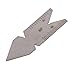 Stainless Steel Fishtail Center Gauge Screw Thread Lathe Cutting Tool for Quick Comparison(#2)
