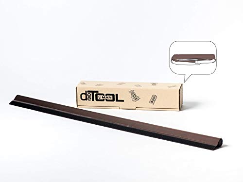 Deetool Man Door Draft Stopper 36" : One Sided Door Insulator With Hook And Loop Self Adhesive Tape Seal Fits To Bottom Of Door/Under Door Draft Stopper (Brown) #TOP6