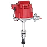 AiYiGu Ignition Distributor with 65K Volt Coil SBF Small Block Ford 221 260 289 302 5.0L Red Cap Compatible with Ford 300 F-150 E-100 Econoline Mustang Fairmont, Replacement for 1030213 PE330U