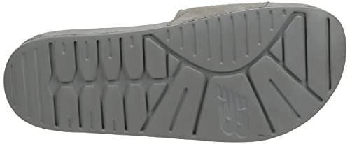 New Balance Men's 200 V1 Slide Sandal, Grey/White, 13