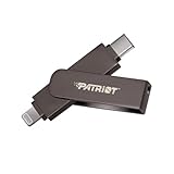 Patriot iLuxe Stick C 512 GB USB 3.2 GEN 1 Type C + Lightning, soluzione di backup flash drive, certificazione Mifi, compatibile con IOS12/MAC 10X/Windows XP o versioni successive, accessorio per