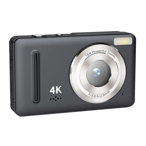 Appareil photo numérique 4K CCD compact noir pour les blogs vidéo
