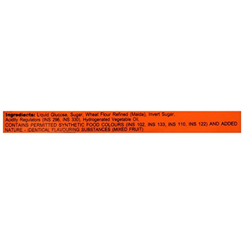 Image of Chupa Chups, Sour Belt, Mixed Fruit Soft & Chewy Toffee, 57.6 g, 8 pc