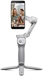 DJI OM 4 SE - 3-Axis Smartphone Gimbal Stabilizer avec trépied, design magnétique, portable et pliable, ActiveTrack 3.0, Mode d'histoire, stabilisateur de blogs, YouTube TikTok Vidéo, pour Android et iPhone