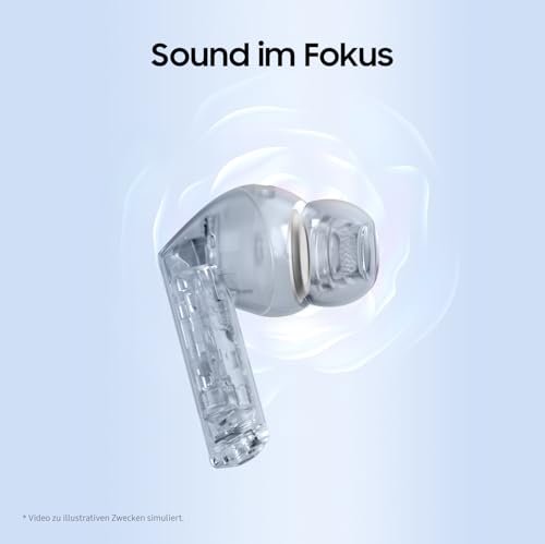 Samsung Galaxy Buds3 FE, Kabellose In-Ear-Kopfhörer inkl. mobeen Soft Clear Case, Ausgewogener Klang, 360 Audio, Aktive Geräuschunterdrückung & Clear Call, AI Kopfhörer mit Gemini, Black