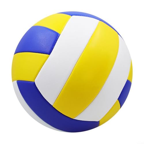Volleyball, Größe 5, wasserdicht, maschinell genäht, PVC-Ball, für drinnen und draußen, Strand, Sport, Wettkampf, Übungsball
