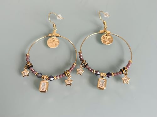 Pendientes bohemios de estrella para lucir en la playa o eventos boho chic 7