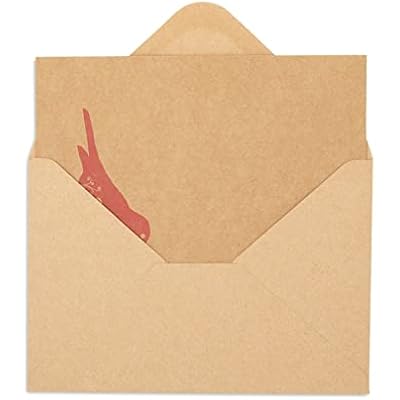 Best Paper Greetings Blank Note Cards with Bird Design - 4 x 6 In, Brown, 36-Pack, Rustic - Kraft Paper Notecards & Envelopes