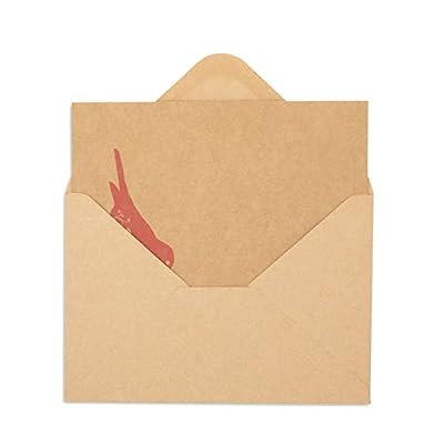 Best Paper Greetings Blank Note Cards with Bird Design - 4 x 6 In, Brown, 36-Pack, Rustic - Kraft Paper Notecards & Envelopes